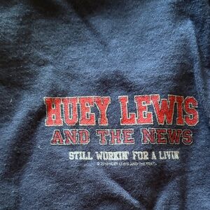 Huey Lewis T-shirt 2010 tour